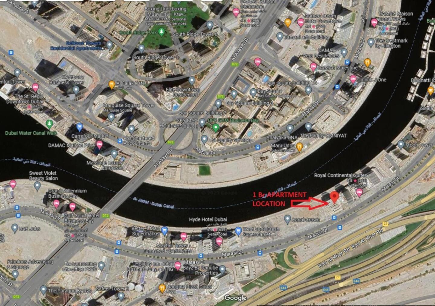 1br With Full Canal View - Down Town * Dubai